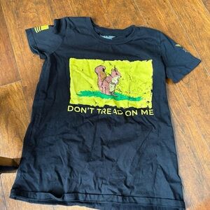 Don’t Tread On Me T-Shirt with Squirrel Graphic